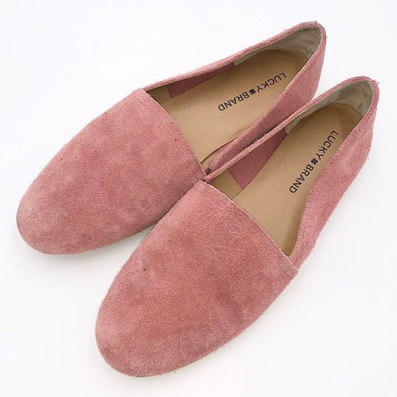 lucky brand brettany suede flats
